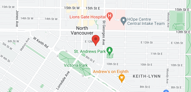 map of 125 108 E 8TH STREET